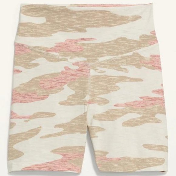 Old Navy Extra High-Waisted PowerChill Hidden-Pocket Biker Shorts New - Picture 4 of 8